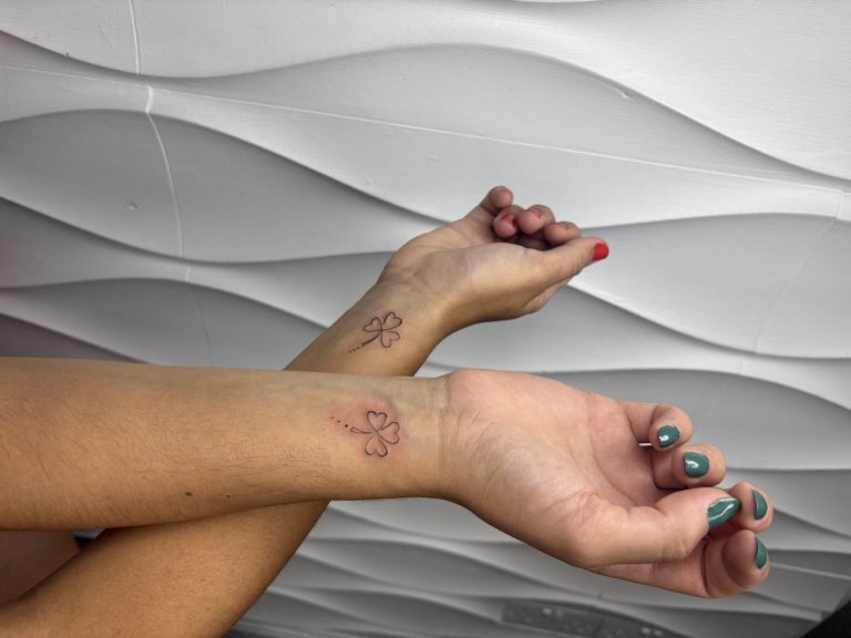 Fine line tattoo by aoife dublin 4